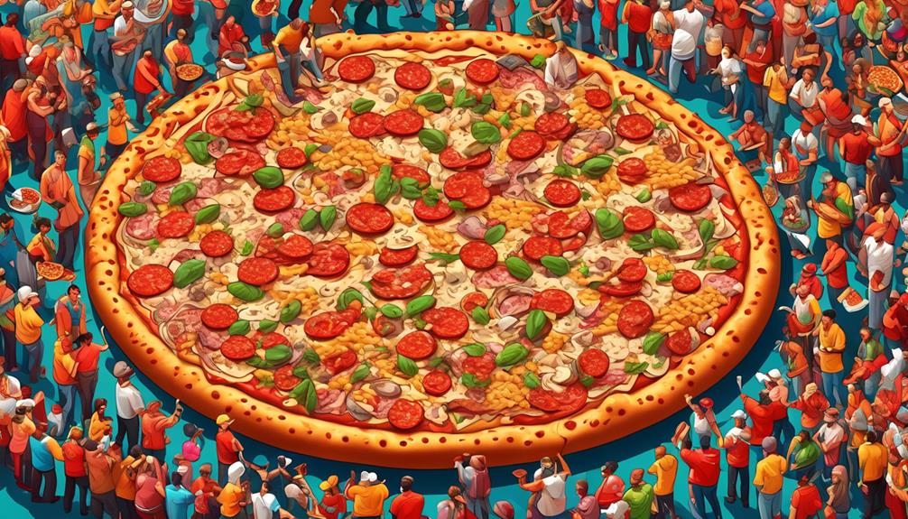 world s largest pizza slice